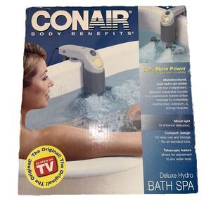 Conair Body Benefits Deluxe Hydro Bath Spa Model BTS2 Original Seen On TV Used